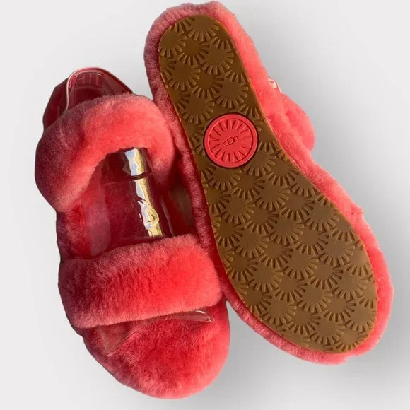 New NWoT UGG Women's OH YEAH Slipper Slide Sz 10 READ DESCRIPTION! - Picture 3 of 8